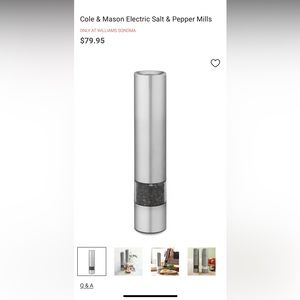 Cole & Mason Battery Operated Pepper Mill